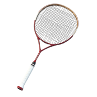 Badminton racket isolated against a transparent background 8k high resolution png