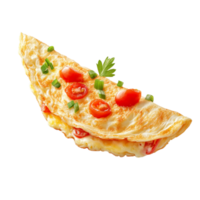 Floating Delicious Omelette on transparent background png