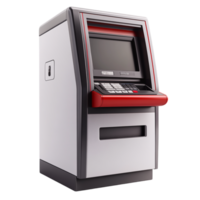ATM Automated Teller Machine on transparent background png