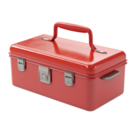 red toolbox on a transparent background png