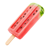 watermelon popsicle ice cream on a transparent background png