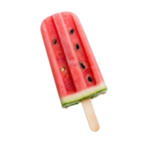 watermelon popsicle ice cream on a transparent background png
