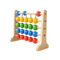 multi colored abacus on a transparent background png