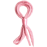 A rope with a pink tie against a transparent background png