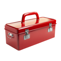 red toolbox on a transparent background png