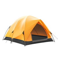 camping tent shown against a transparent background png