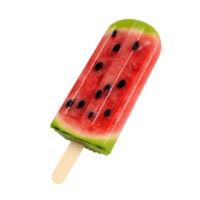 watermelon popsicle ice cream on a transparent background png
