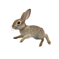rabbit running on a transparent background png