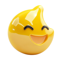 image of a 3D rendered Snapchat logo on a transparent background png