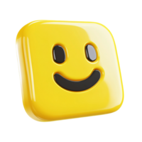 image of a 3D rendered Snapchat logo on a transparent background png
