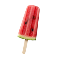 watermelon popsicle ice cream on a transparent background png