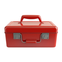 red toolbox on a transparent background png