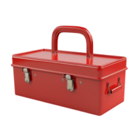 red toolbox on a transparent background png