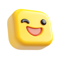 image of a 3D rendered Snapchat logo on a transparent background png