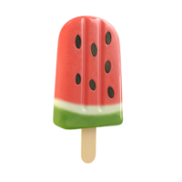 watermelon popsicle ice cream on a transparent background png