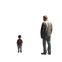 Worried parent watching their child take their first steps, conveying emotion and parental concern png