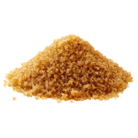 An image of a pile of brown sugar against a transparent background png