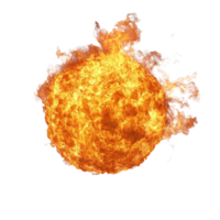 Fire Ball on transparent background png
