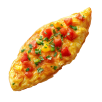 Floating Delicious Omelette on transparent background png