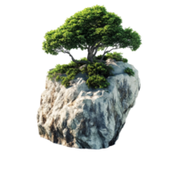 image of a small island on a transparent background png