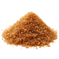 An image of a pile of brown sugar against a transparent background png