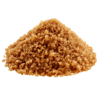 An image of a pile of brown sugar against a transparent background png