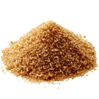 An image of a pile of brown sugar against a transparent background png