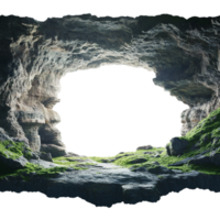 Cave View from Inside on transparent background png