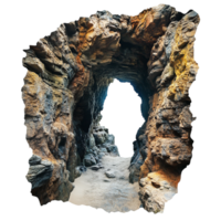 Cave View from Inside on transparent background png