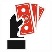 Card Payment concept in red color vector