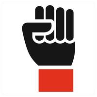 Durable icon concept in red color vector