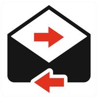 Fast Message concept in red color vector