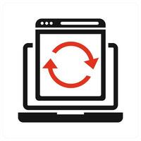 Personal Assesement icon concept in red color vector