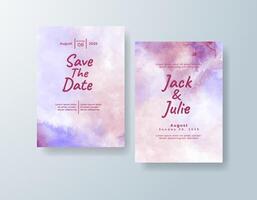 A harmony of watercolor gradients creates a timeless and romantic tone. vector