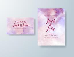 Whimsical watercolor details in lavender and sky create a fairy-tale feeling. vector