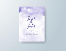 Whimsical watercolor wedding invitation card in sky blue, featuring delicate lace patterns on a translucent overlay for you vector