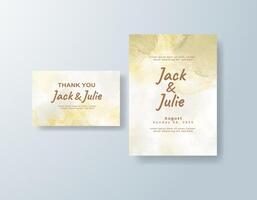 Whimsical watercolor wedding invitation card in sky blue, featuring delicate lace patterns on a translucent overlay vector