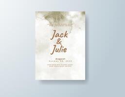 Artistic watercolor wedding invitation card in blush pink, featuring subtle gradients on a translucent overlay. vector