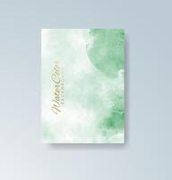 Elegant card with soft watercolor strokes, ideal for your date, event cover, or promotional banner. vector