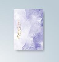 Mist-inspired watercolor design for quiet and peaceful themes. vector