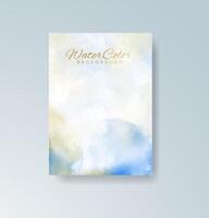 Light peach and silver watercolor combination for upscale designs. vector