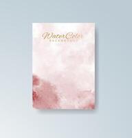 Textured watercolor card with vintage tones for nostalgic designs. vector