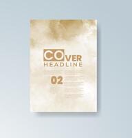 Delicate gradient watercolor card for a smooth and polished look. vector