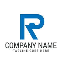 Creative Letter R With VR Box Modern, and Elegant Logo Design vector