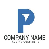 Creative Letter P Payment or Send Modern, and Elegant Logo Design Templates vector