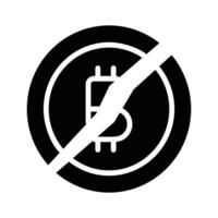 Check out this glyph icon of bitcoin halving vector