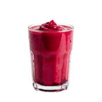 Beetroot Smoothie in Glass isolated on a transparent background png