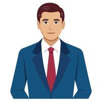 businessman man man in a suit and tie vector
