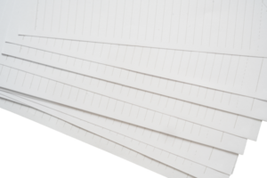 stack of lined sheets paper notebook png