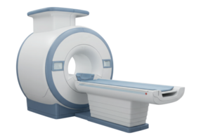 Magnetic Resonance Imaging Machine on a Transparent Background. Cut Out, Clipping Path. png